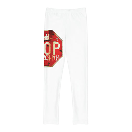 Stop Snitchin Youth Full-Length Leggings