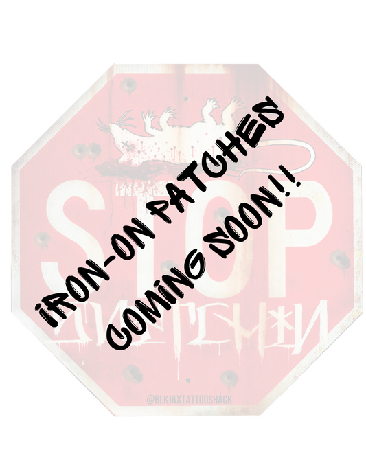 zStop Snitchin Iron-on Patches COMING SOON