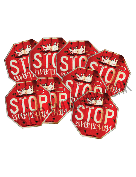 AJ's Stop Snitchin Original Stickers pack